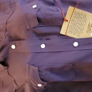 True Religion long sleeve button up blouse.